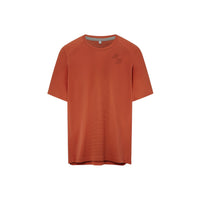 Orange t-shirt with a logo on a white background (Orange)