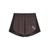 Pair of black and brown shorts on a white background (Brown)