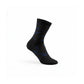 Black sock with blue pattern on a white background (Blue)