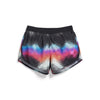 Colorful patterned shorts on a white background (Black)