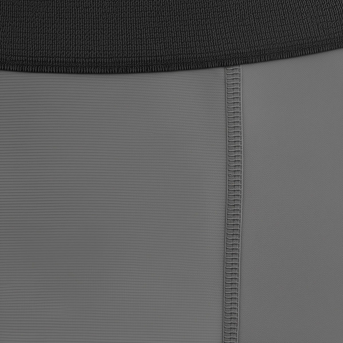 Close-up of gray fabric with a textured edge (Gray)